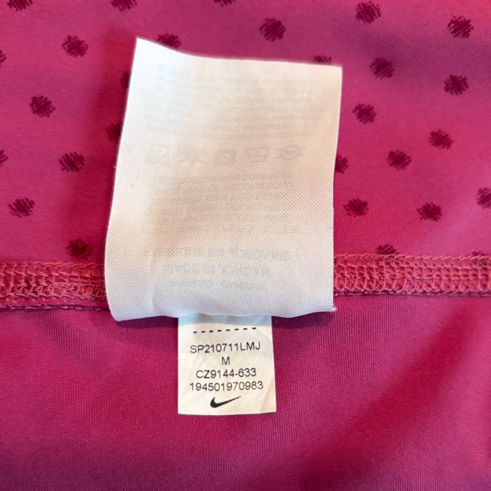 NWOT Nike Yoga Legging Women's Size M Polka-Dot Twist High-Waisted Ankle - Picture 5 of 8